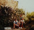 1980 - Marie-Francoise Falisse avec Christophe et Julie